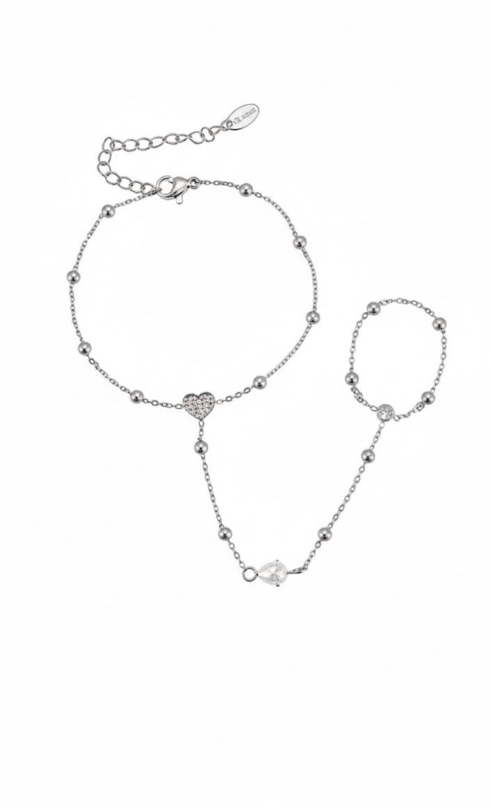 'Serenity' Hand Chain - Silver