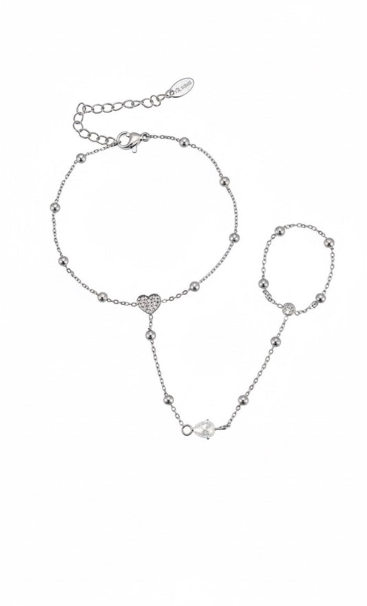 'Serenity' Hand Chain - Silver