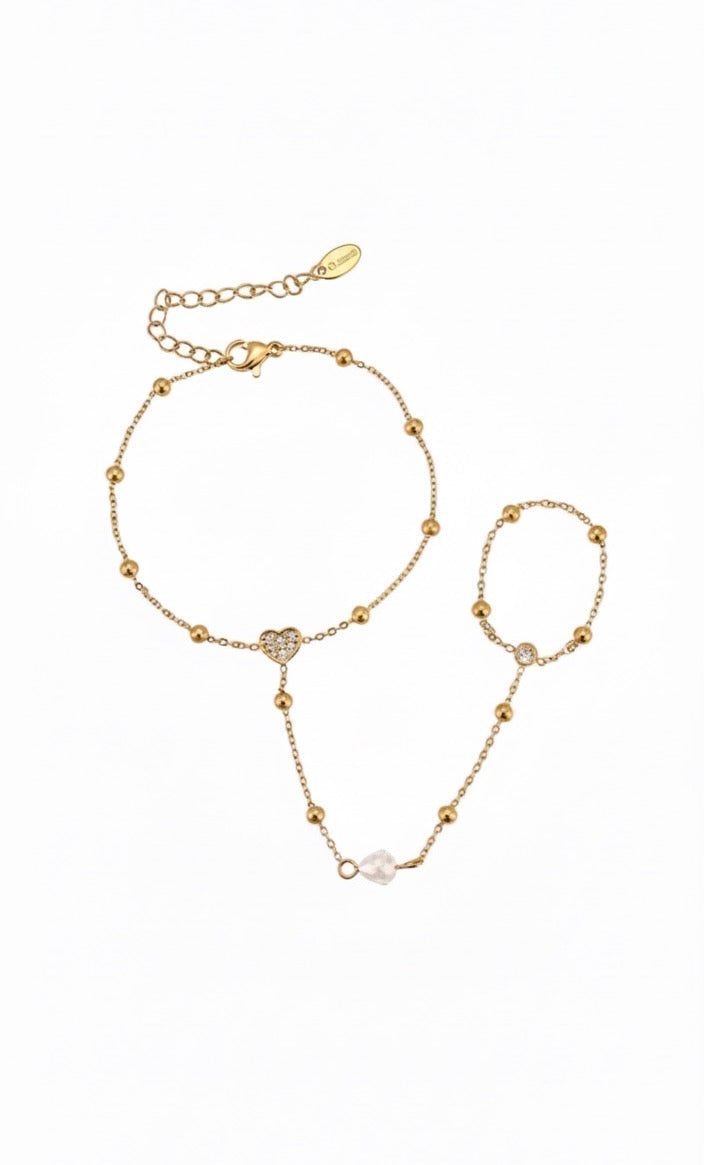 'Serenity' Hand Chain - Gold